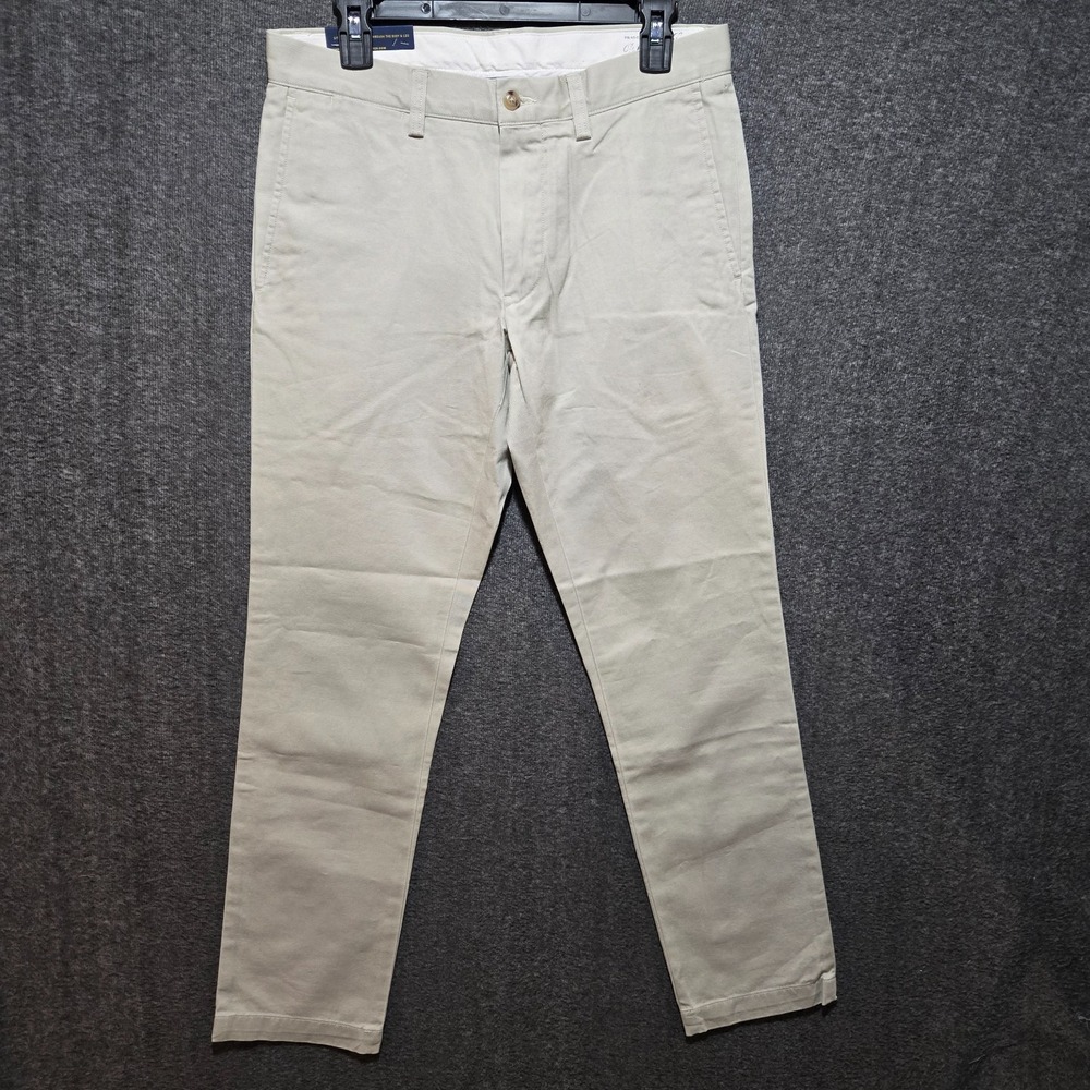 Polo Ralph Lauren Chino Pants Men's 30x30 Beige Tan Slim Fit NWT